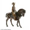 Image 2 : Early Composition Figure Mounted Teddy Roosevelt Most Unusual Early Composition Figure of a Mounted 