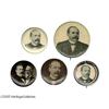Image 2 : Lot of 13 Alton B. Parker Pinback Buttons Lot of Alton B. Parker Pinback Buttons