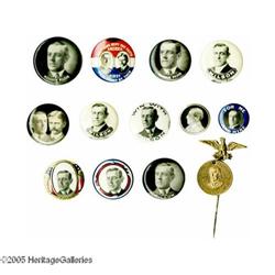 Large Collection- Woodrow Wilson Pinback Buttons Large Collection of Woodrow Wilson Pinback Buttons.