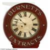 Image 2 : Baird Advertising Clock for Burnett's Extract Impressive Advertising Clock for Burnett's Extract