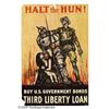 Image 1 : Halt the Hun (Lot of 3) 30" x 20" Halt the Hun