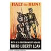 Image 2 : Halt the Hun (Lot of 3) 30" x 20" Halt the Hun