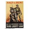 Image 3 : Halt the Hun (Lot of 3) 30" x 20" Halt the Hun