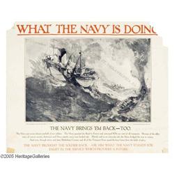 What the Navy is Doing Lot (Lot of 10) WWI  What the Navy is Doing Lot 