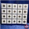 Image 2 : USA Nickels - Sheet of 20 - Various Years Ranging 1905 - 1990
