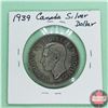 Image 2 : Canada Silver Dollar 1939