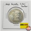 Image 1 : Canada Silver Dollar 1958