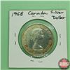Image 2 : Canada Silver Dollar 1958