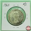 Image 2 : Canada Silver Dollar 1963