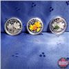 Image 2 : RCM 2014 Canada $20 Majestic Maple Leaf 3-coin Fine Silver Set in Deluxe Wooden Display Case. (Majes
