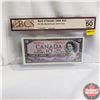 Canada $10 Bill 1954 Devil's Face (Beattie/Coyne) GD4016114 (BCS Grade : ALMOST UNC 50 Original)