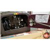 Image 2 : Collector Combo: 16mm Projector w/Movie Reel & Slide Projector & Portable Screen