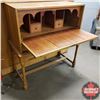 Image 2 : Custom Built Drop Front Writing Desk (42"H x 39"W x 19"D)