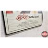 Image 2 : Framed GREASE Movie Poster (34"H x 24"W) (Note: Frame glass cracked)