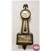 Image 1 : Seth Thomas Banjo Clock "Jefferson Monticello"
