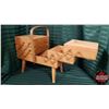 Image 3 : Wooden Sewing Box Cantilever