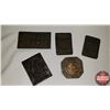 Image 1 : 5 Bronze Relief Plaques