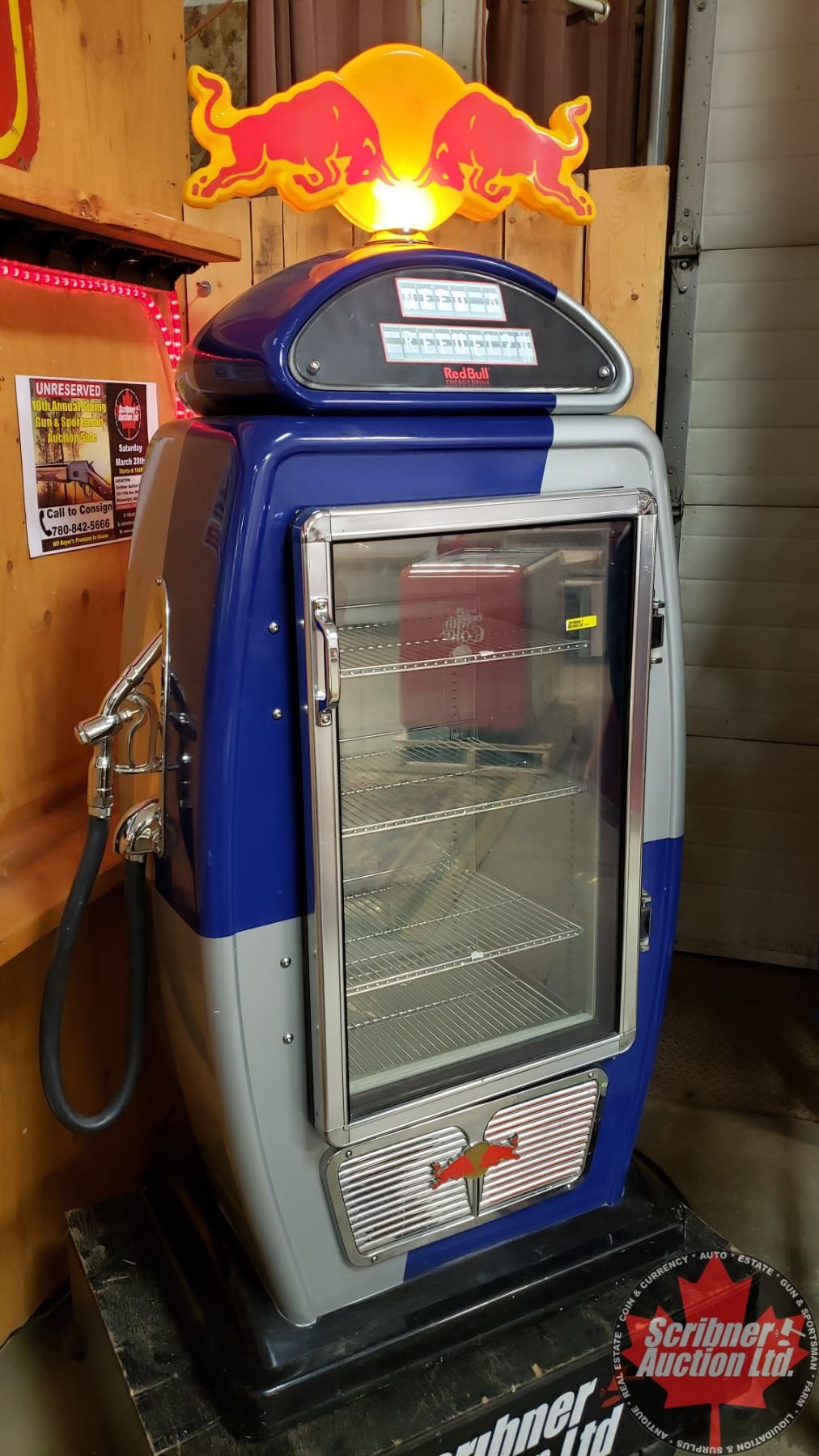 Sale red bull refrigerator gas pump Sale