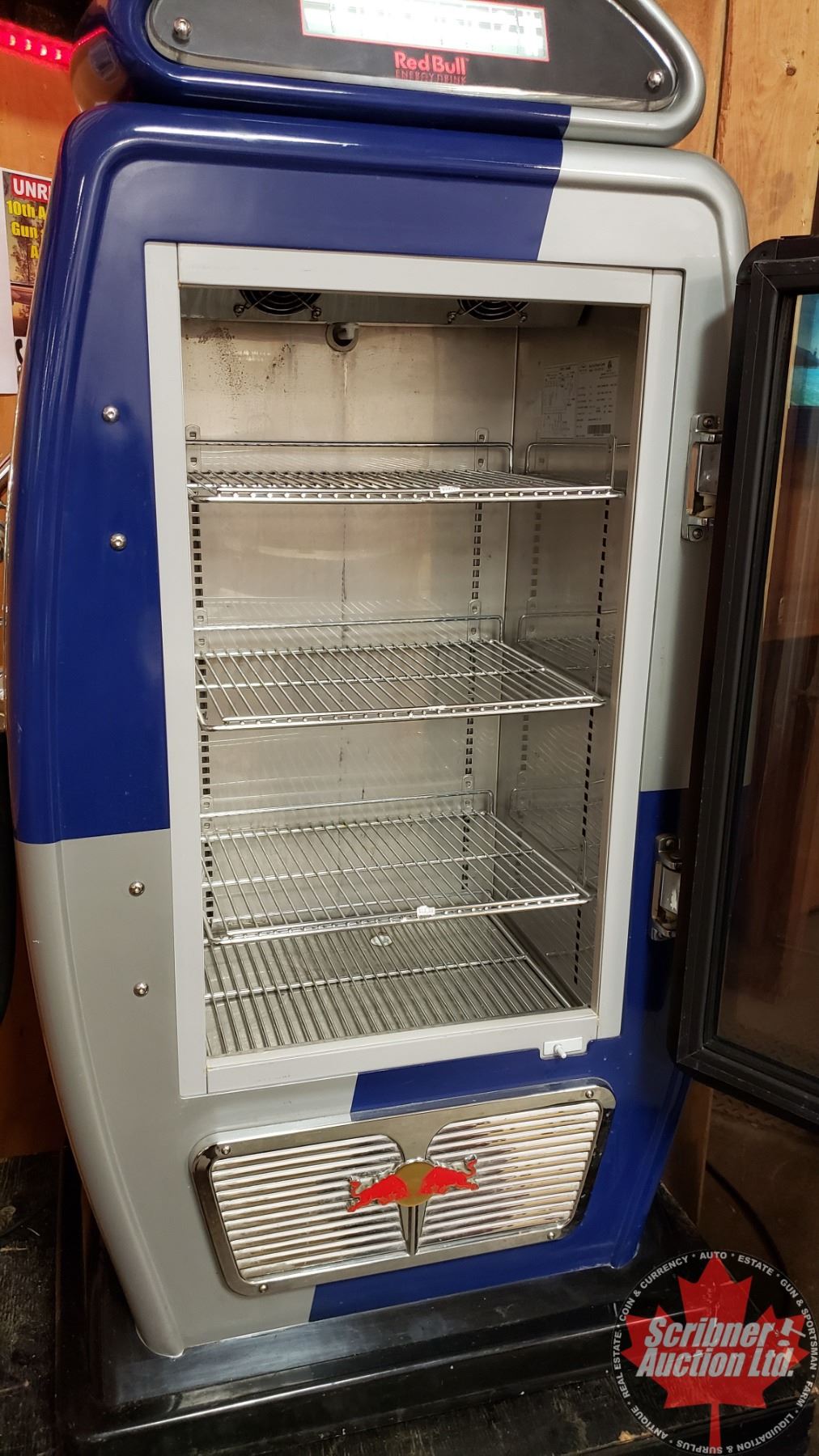 red bull gas pump fridge for sale