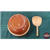 Image 2 : Brown Mixing Bowl & Wooden Paddle
