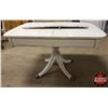 Image 2 : Duncan Phyfe Table w/Leaf (Painted)
