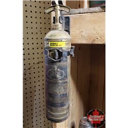 Brass Fire Extinguisher w/Holder