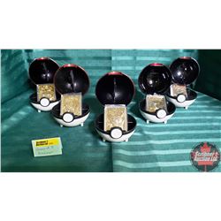 Pokeman Collectibles (5) 23k Gold Plated Collector Cards