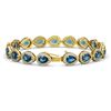 Image 2 : 2.15 ctw Aquamarine & Diamond Ring 14K White Gold