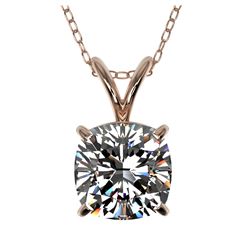3.88 ctw Blue Sapphire & Diamond Pendant 14K Yellow Gold