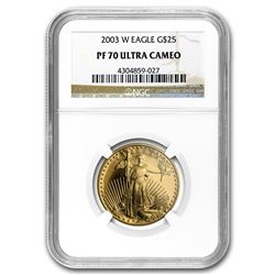 2003-W 1/2 oz Proof Gold American Eagle PF-70 NGC