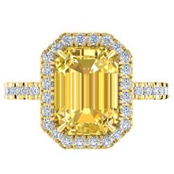 1 ctw Diamond VS/SI 24 mm Hoop Earrings 14K Yellow Gold