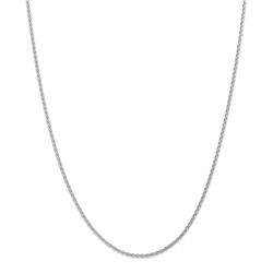 14k White Gold 1.75 mm ParisianWheat Chain - 22 in.