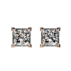 1.52 ctw VS/SI Diamond 2pc Wedding Set 14K Yellow Gold