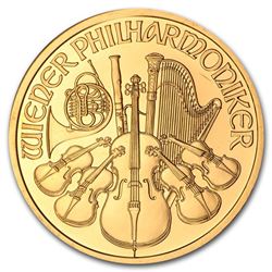 1999 Austria 1 oz Gold Philharmonic BU