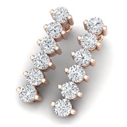 15.9 ctw Aquamarine & VS/SI Diamond Eternity Bracelet 10K Rose Gold