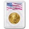Image 1 : 1999 1 oz Gold American Eagle Gem Unc PCGS (World Trade Center)