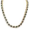 6.58 ctw Emerald & Diamond Necklace 14K Rose Gold