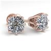 1.52 ctw VS/SI Diamond 2pc Wedding Set Halo 14K Rose Gold
