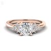Image 2 : 1.47 ctw Intense Blue Diamond Ring 10K Rose Gold