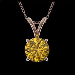 1.40 ctw VS Black Diamond Solitaire Ring 10K White Gold