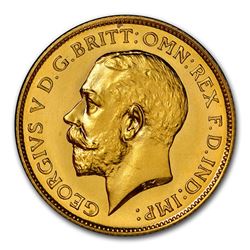 1911 Great Britain Gold Half-Sovereign George V PF-65+ NGC (Cam)