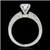 Image 2 : 1.60 ctw H-SI/I Diamond Solitaire Halo Ring 10K Yellow Gold