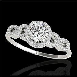 2 ctw Fancy Black Diamond Ring 18K Rose Gold