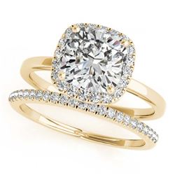1.94 ctw H-SI/I Diamond Stud Earrings 10K Yellow Gold