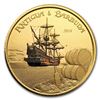 Image 1 : 2018 Antigua & Barbuda 1 oz Gold Rum Runner (Colorized)