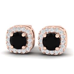 0.85 ctw VS/SI Diamond Solitaire Halo Ring 14K Yellow Gold