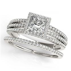 1.35 ctw VS/SI Diamond Solitaire Ring 14K White Gold