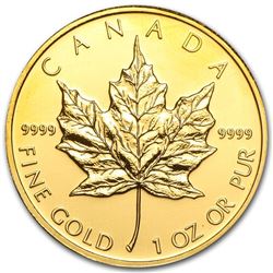 2010 Canada 1 oz Gold Maple Leaf BU