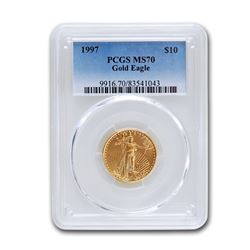 1997 1/4 oz Gold American Eagle MS-70 PCGS