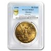 Image 1 : 1946 Mexico Gold 50 Pesos MS-63 PCGS